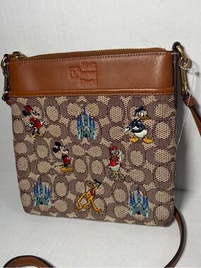 Disney X Coach Kitt Messenger Crossbody Bag Mickey